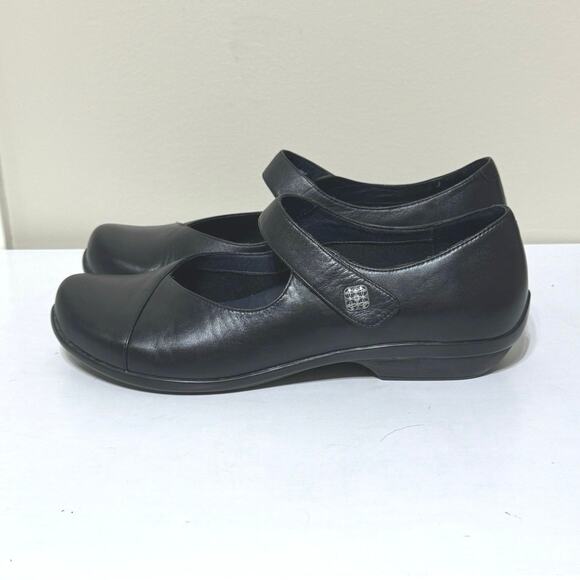 Dansko Women’s Black Leather Opal Mary Jane Comfort Work Shoes EU 39 US 8.5-9 - Picture 1 of 13